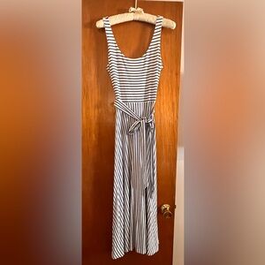 Loft striped maxi dress
